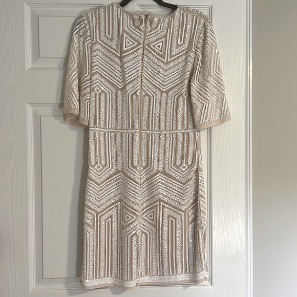 En Créme Sequin Dress - Picture 3 of 3